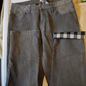 Fleece lined jeans